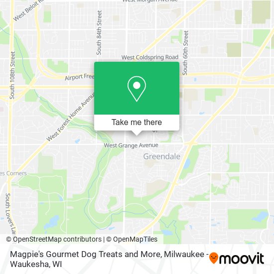 Magpie's Gourmet Dog Treats and More map