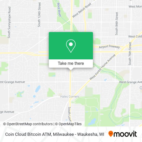 Coin Cloud Bitcoin ATM map