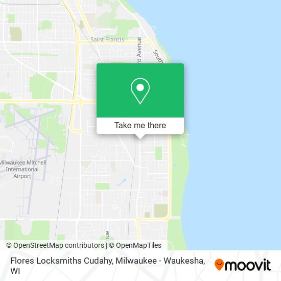 Flores Locksmiths Cudahy map