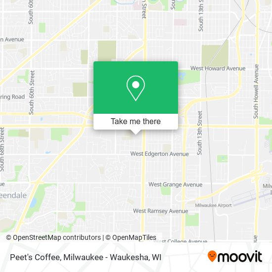 Peet's Coffee map