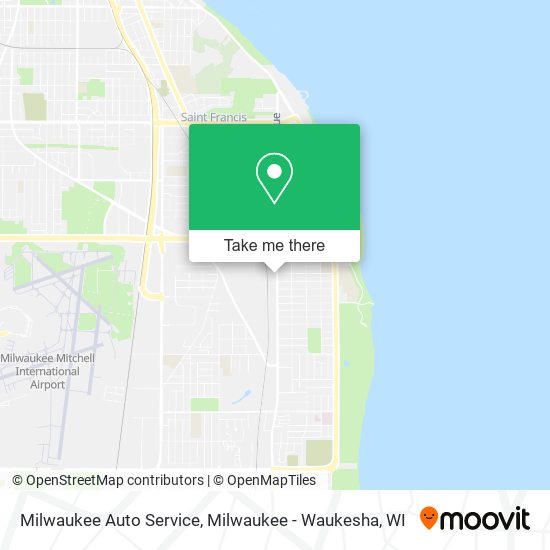 Milwaukee Auto Service map