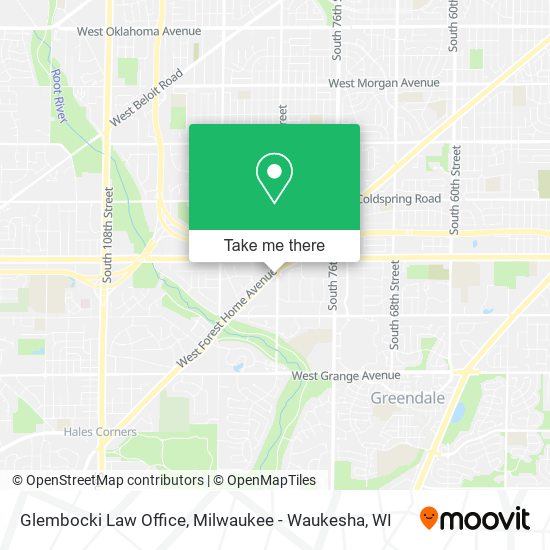 Glembocki Law Office map