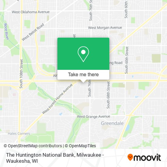The Huntington National Bank map