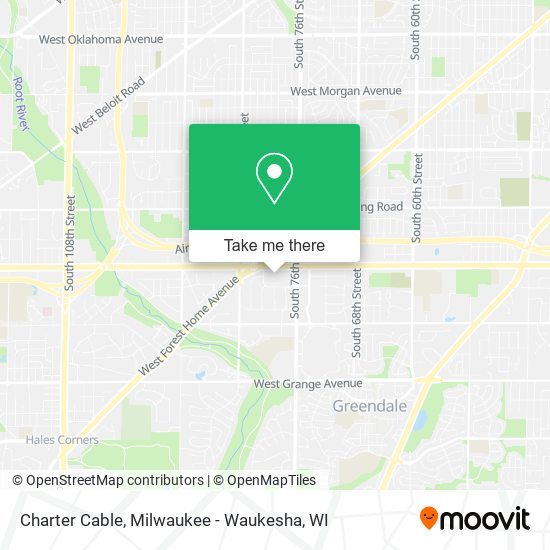 Charter Cable map