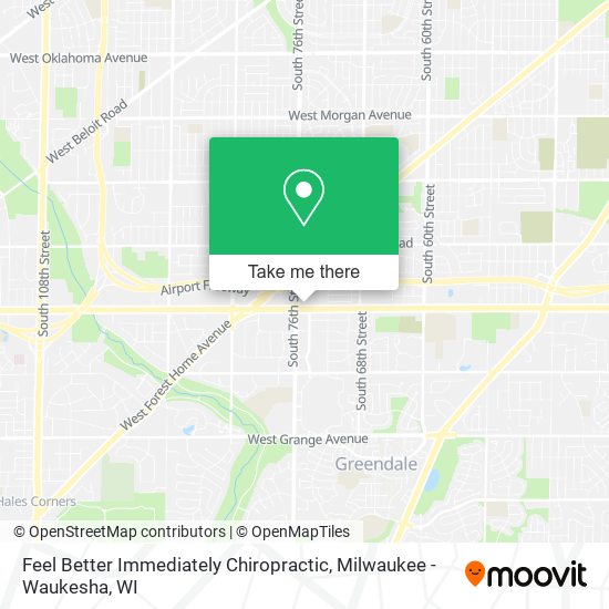 Feel Better Immediately Chiropractic map