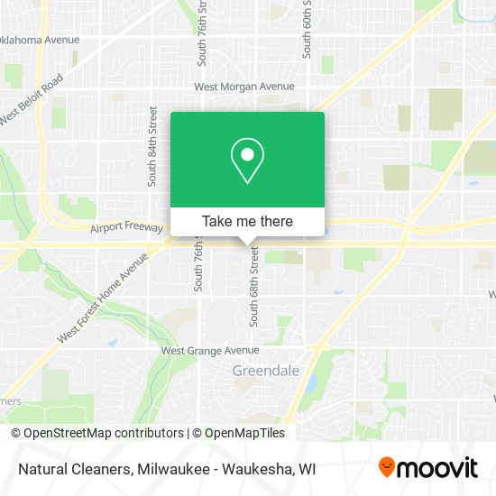 Natural Cleaners map