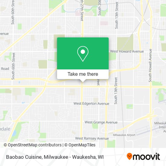 Baobao Cuisine map