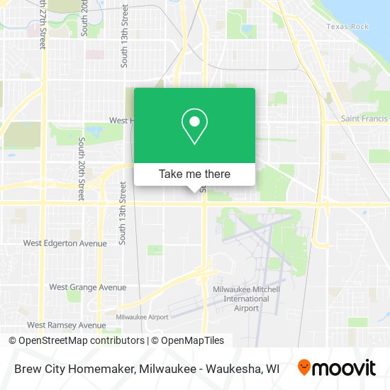 Mapa de Brew City Homemaker