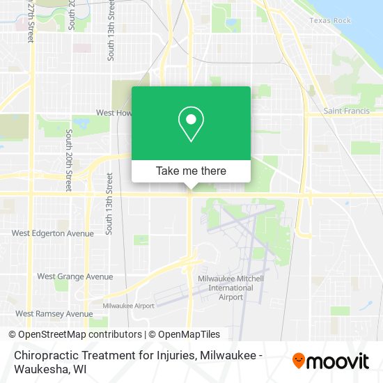 Mapa de Chiropractic Treatment for Injuries