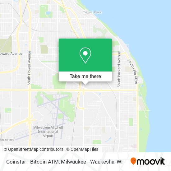 Mapa de Coinstar - Bitcoin ATM