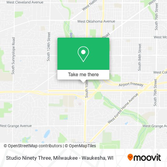 Mapa de Studio Ninety Three