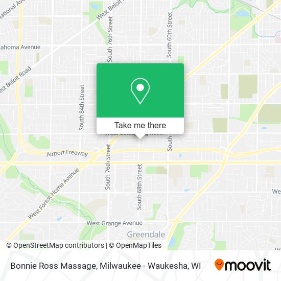 Mapa de Bonnie Ross Massage