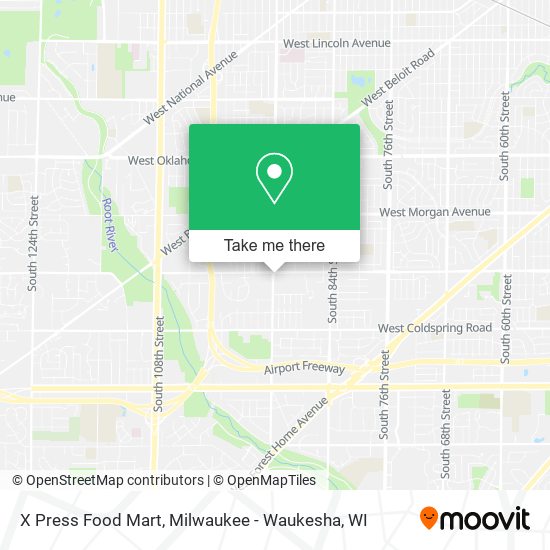 X Press Food Mart map
