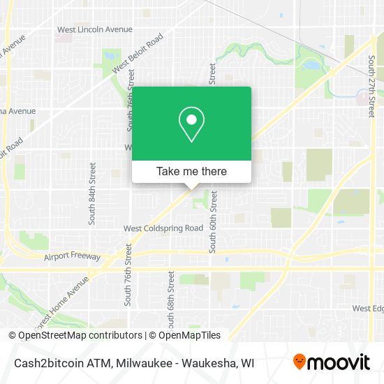 Mapa de Cash2bitcoin ATM