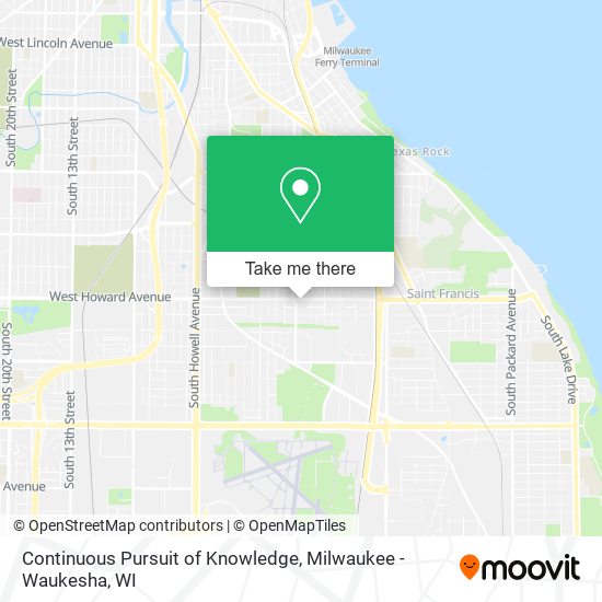Continuous Pursuit of Knowledge map