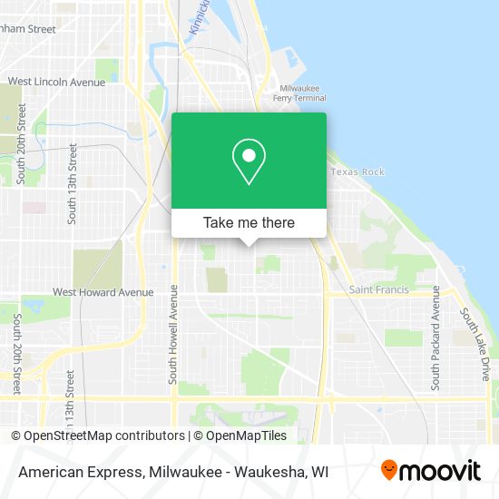 Mapa de American Express
