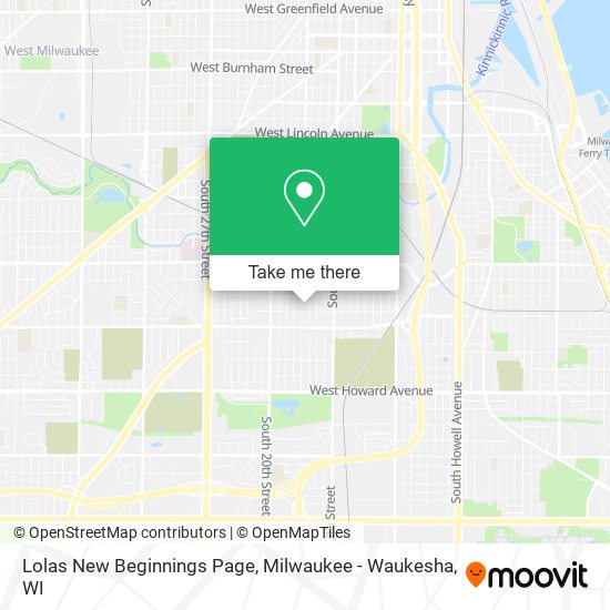 Lolas New Beginnings Page map