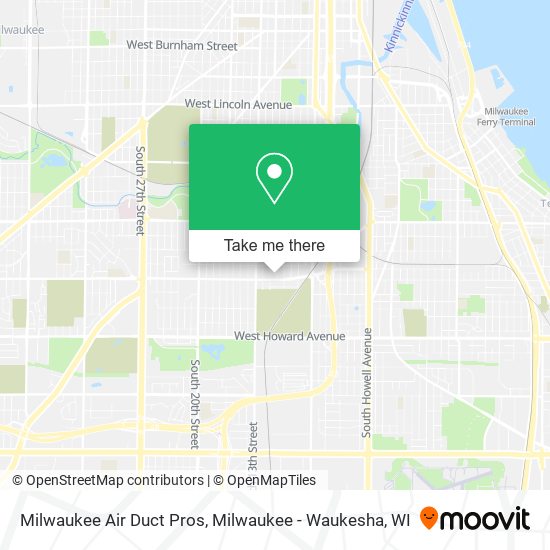 Mapa de Milwaukee Air Duct Pros