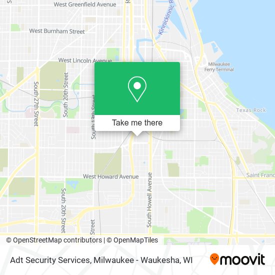 Adt Security Services map
