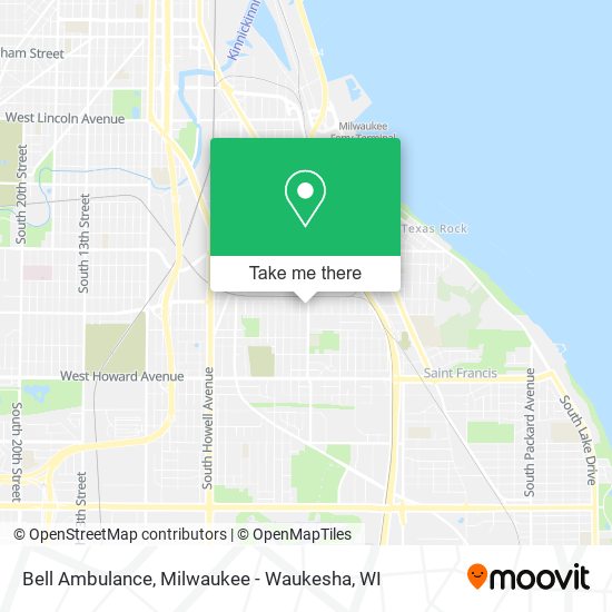 Bell Ambulance map