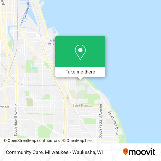 Community Care map