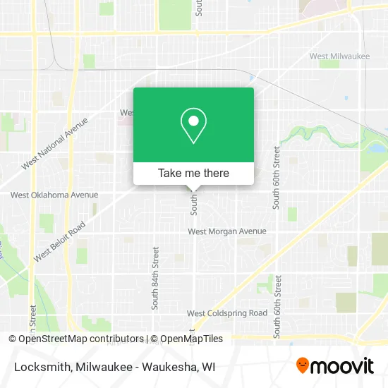 Locksmith map