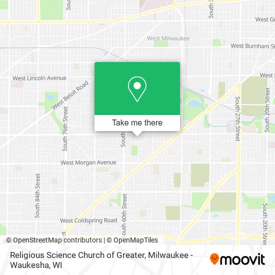 Mapa de Religious Science Church of Greater