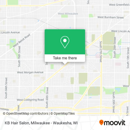 KB Hair Salon map