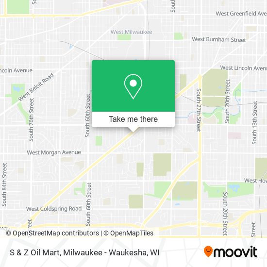 Mapa de S & Z Oil Mart