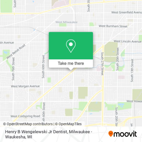 Henry B Wengelewski Jr Dentist map