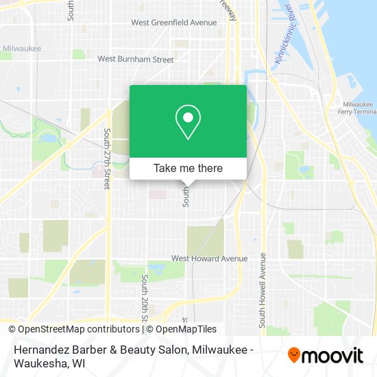 Mapa de Hernandez Barber & Beauty Salon