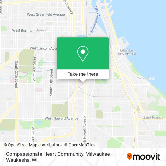 Compassionate Heart Community map