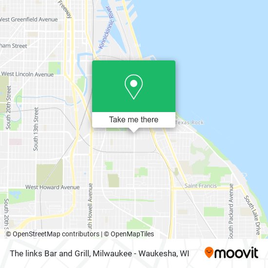 Mapa de The links Bar and Grill