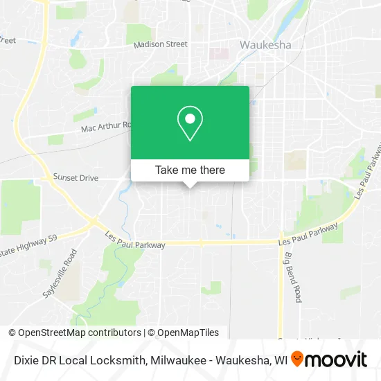 Mapa de Dixie DR Local Locksmith