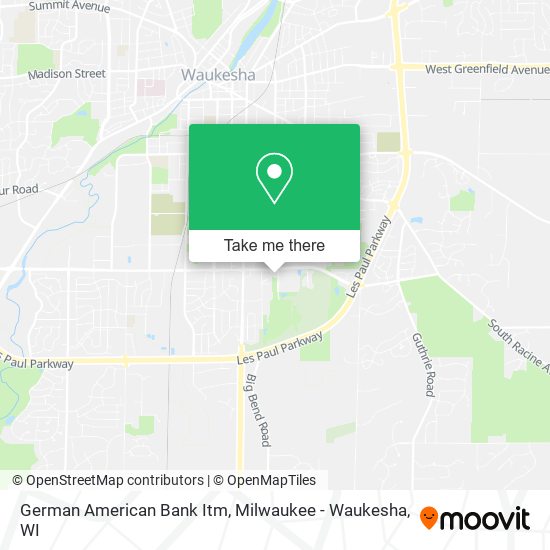 Mapa de German American Bank Itm