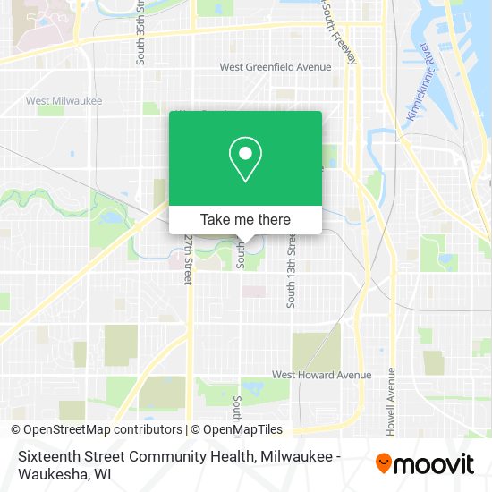 Sixteenth Street Community Health map