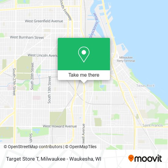 Target Store T map