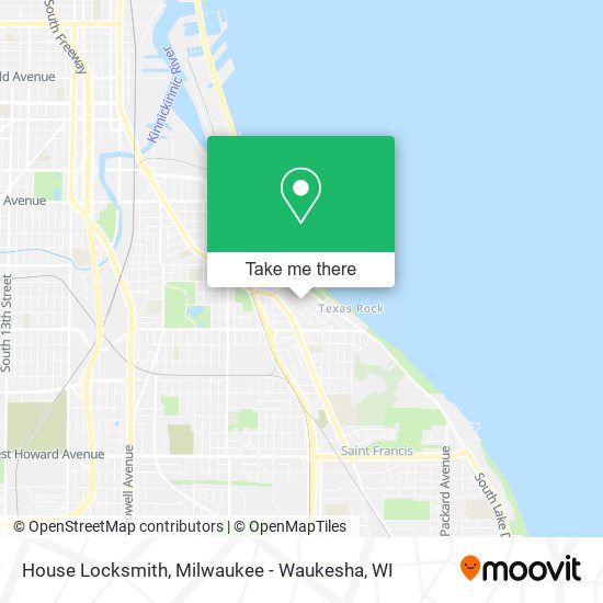 House Locksmith map