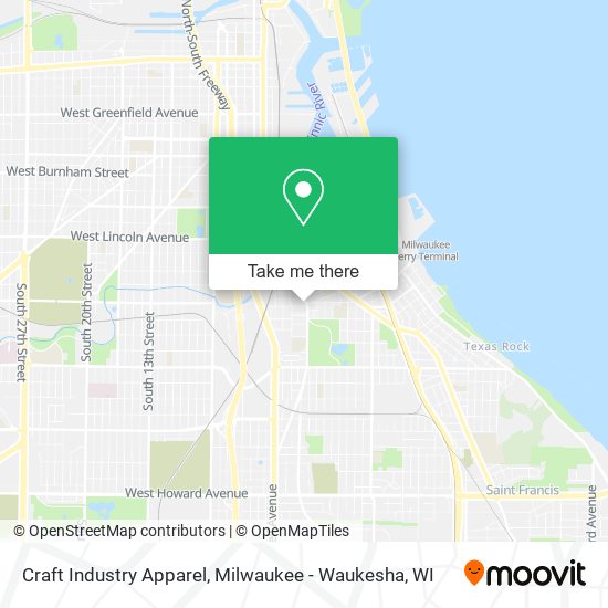 Mapa de Craft Industry Apparel