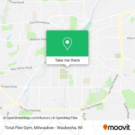 Total Flex Gym map