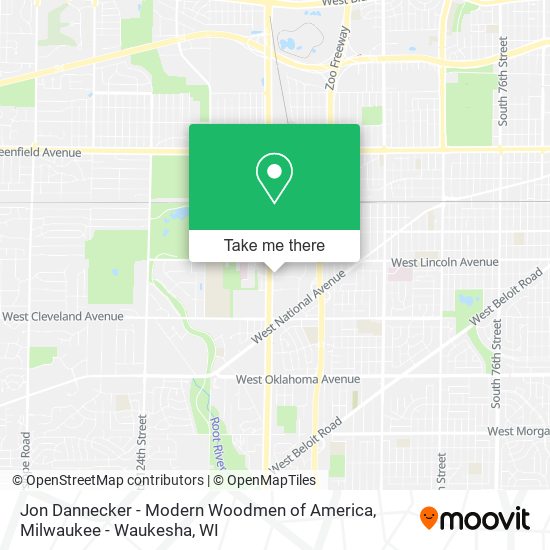 Jon Dannecker - Modern Woodmen of America map