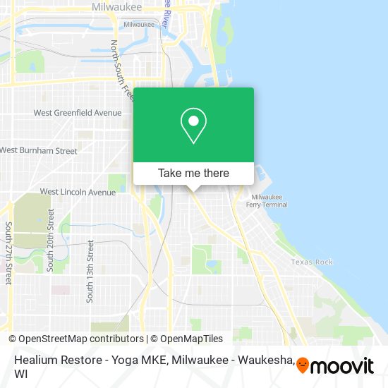 Healium Restore - Yoga MKE map