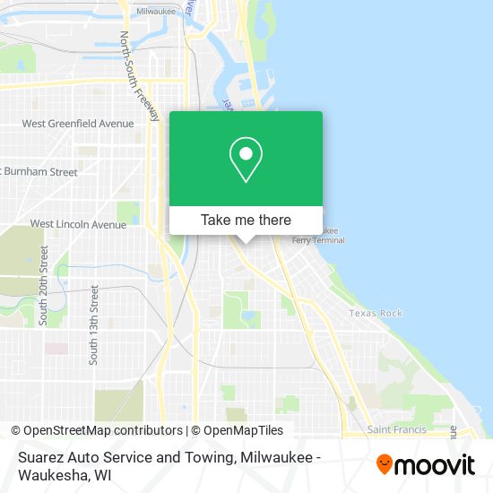 Suarez Auto Service and Towing map