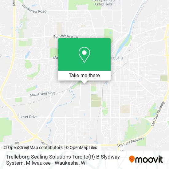 Trelleborg Sealing Solutions Turcite(R) B Slydway System map