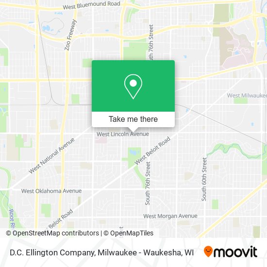 D.C. Ellington Company map