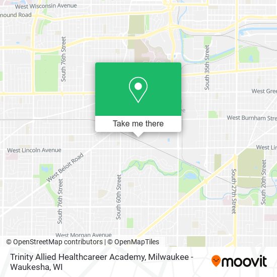 Trinity Allied Healthcareer Academy map