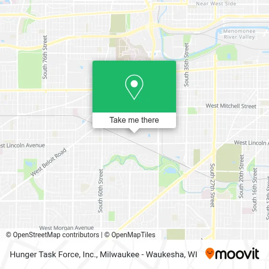 Hunger Task Force, Inc. map