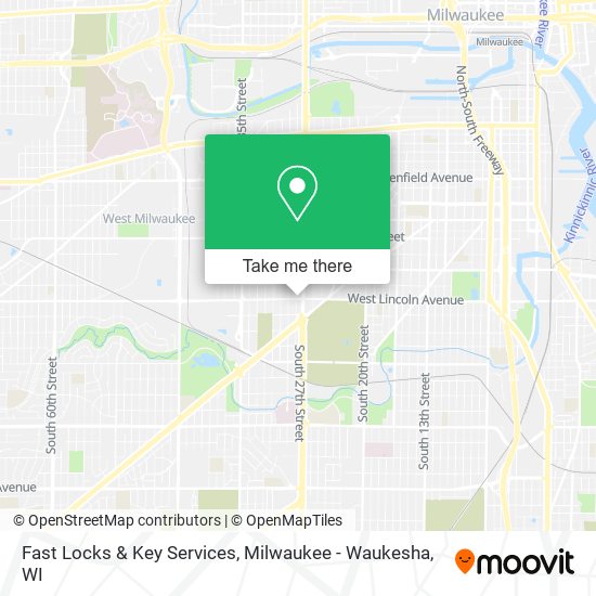 Fast Locks & Key Services map
