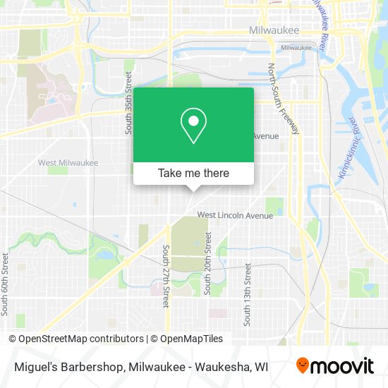 Miguel's Barbershop map