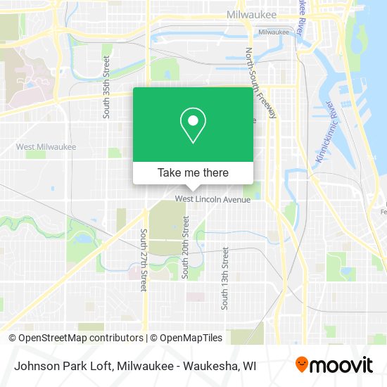 Mapa de Johnson Park Loft